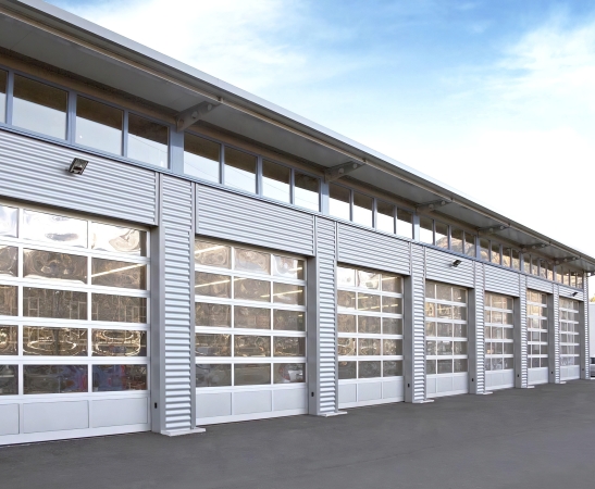 Панорамные ворота в Донском