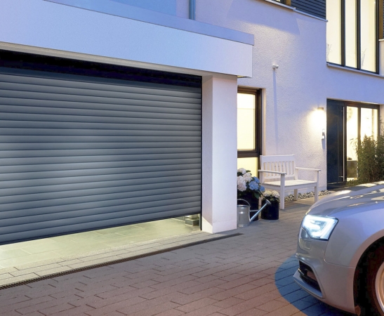 Ворота из роллетного профиля в Донском