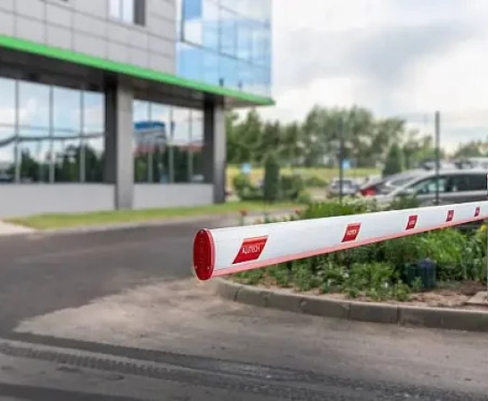 Установка автоматического шлагбаума в Донском